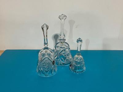 Set of 3 Crystal Bells