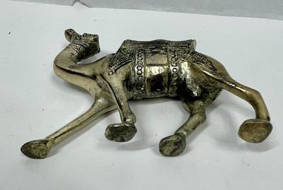 Silver Plated Camel-like Heavy Figurine or Statue