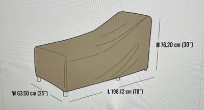 Outdoor Patio Chaise Lounge Cover - Lot of 4, NEW