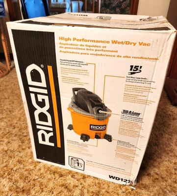 Lot #102 Ridgid Wet/Dry Vacuum - New in Box
