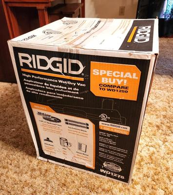 Lot #102 Ridgid Wet/Dry Vacuum - New in Box