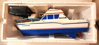 Lot #107 Voyager Radio Controlled Cabin Cruiser in Box