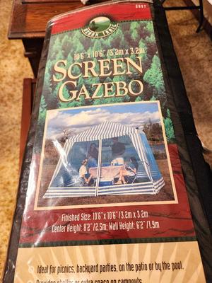 Lot #109 Outdoor Screen Gazebo - New in Package
