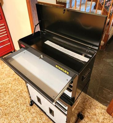 Lot #111 Stanley Standing Tool Box - Gently used