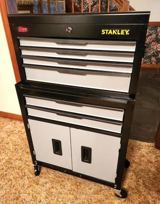 Lot #111 Stanley Standing Tool Box - Gently used