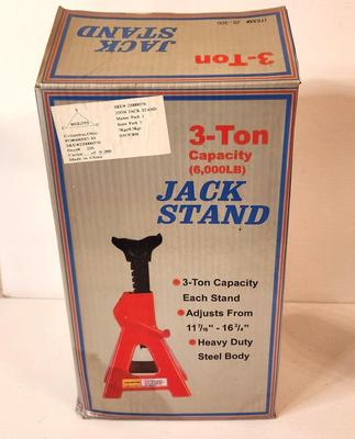Lot #115 3 Ton Capacity Jack Stand in box - never used