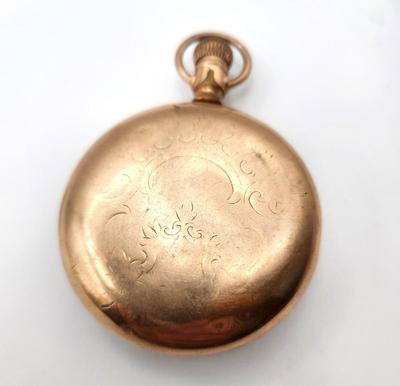 Lot #126 Elgin National Watch Company - gold metal antique pocket watch