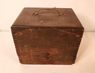 Lot #130 Antique Watchmaker's Tool Set in Original Box