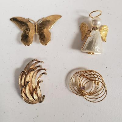 Gold Earrings, Sarah Coventry Necklaces, Charm Bracelets and More (ST-KD)