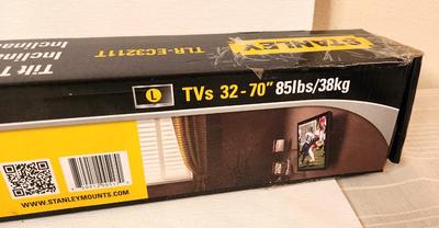 Lot #134 Stanley Tilt-TV Wall mount - New in box