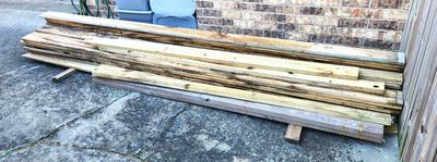 Lot #138 Lot of Unused Lumber - Severe Weather/Pressure treated - see Description