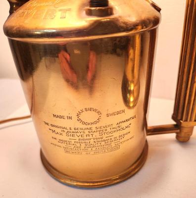 Lot #143 Lot of 2 Lamps made from Vintage Brass Blow Torches
