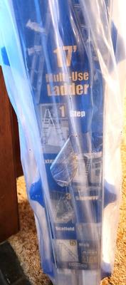 Lot #153 New in Package - 17' Multi-use ladder - COSCO