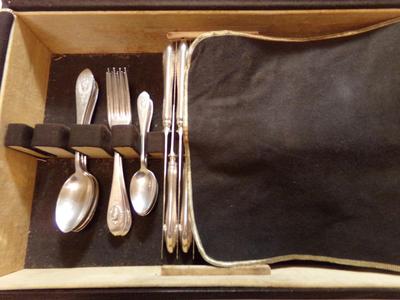LUNT sterling silver, service for 12. Antique