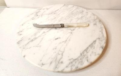 Lot #158 Ernest Sohn Creations - Vintage Marble Cheese Board with Implement - unused