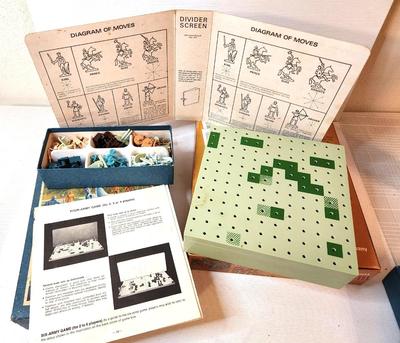 Lot #160 Lot of 2 Vintage Board Games - FEUDAL: Game of Siege & Conquest - Blind Justice: The game of Lawsuits