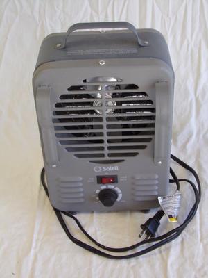 Portable electric heater.