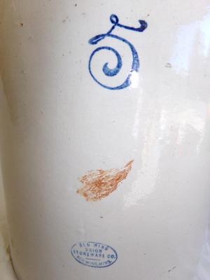 #5 Red Wing Union Stoneware Co. jug, very nice!