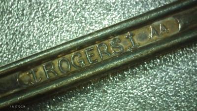 Rogers AA I S , silver plate iced tea spoon