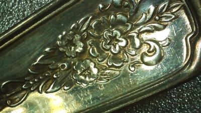 Rogers AA I S , silver plate iced tea spoon
