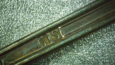 Rogers AA I S , silver plate iced tea spoon