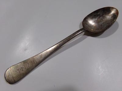Reed & Barton table spoon, U.S.A.M.D.