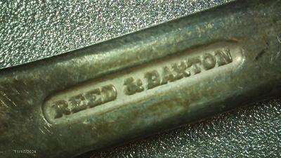 Reed & Barton table spoon, U.S.A.M.D.