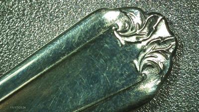 National Silver baby spoon,
