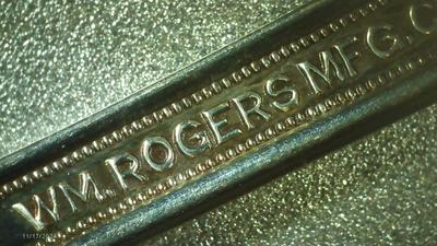 Wm Rogers Mfg. Co. I S , silver plate, soup spoon