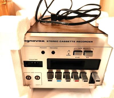 Lot #161 Vintage Magnavox Tape Recorder - Japan - new in open box