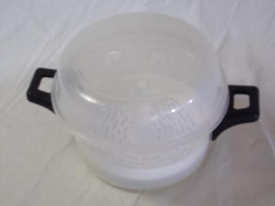 Microwave steamer basket kit