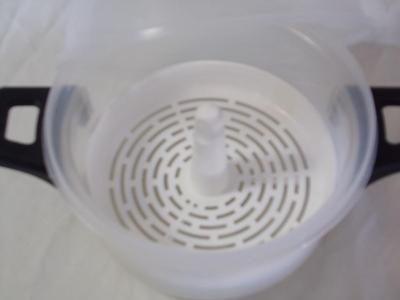 Microwave steamer basket kit