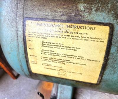 Lot #165 Quincy Compressor - Industrial - Works
