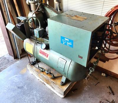 Lot #165 Quincy Compressor - Industrial - Works