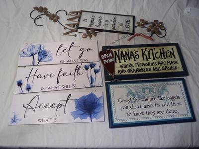 Lot of wall decor items for kitchen/home