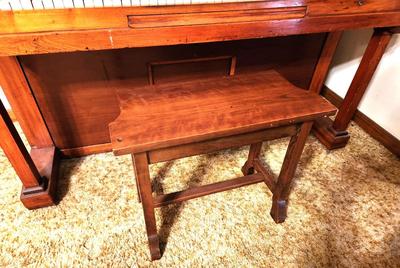 Lot #166 Antique Junius Hart (New Orleans) Piano and Stool