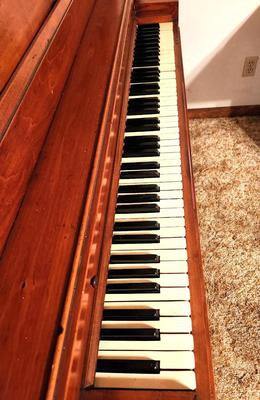 Lot #166 Antique Junius Hart (New Orleans) Piano and Stool