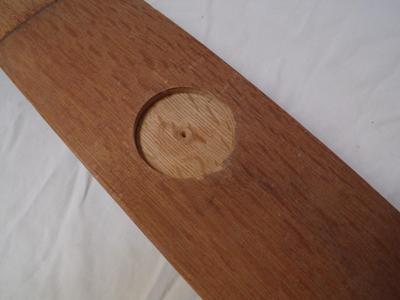 Charred barrel stay candle holder