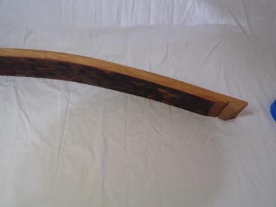Charred barrel stay candle holder