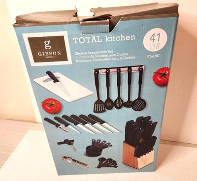 Lot #171 Gibson Total Kitchen 41 Piece Tool Set New in Box