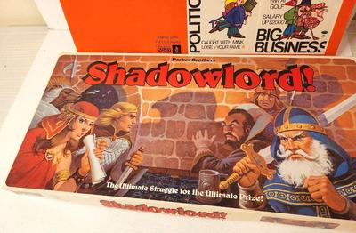 Lot #179 Lot of 2 Vintage Board Games - "Careers" and "Shandowlord"