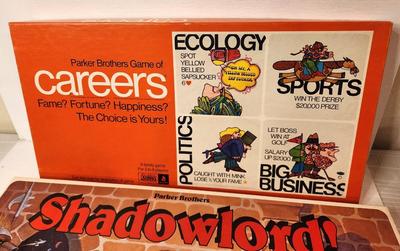 Lot #179 Lot of 2 Vintage Board Games - "Careers" and "Shandowlord"