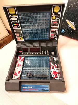 Lot #180 Lot of 2 Vintage Board Games - "Solar Quest" and Radio Shack "Sea Battles"