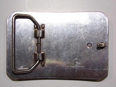 Bronc buster belt buckle