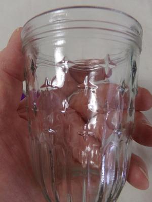 One lonely vintage Kerr jelly glass with a dinged up lid, nice collectible for Christmas.
