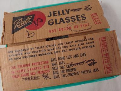 Vintage Ball jelly glasses, c.60s/70s. Christmas gift