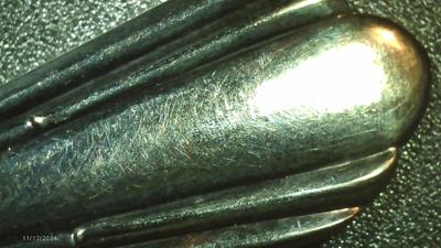(5of8) Racebrook silver plate baby spoon