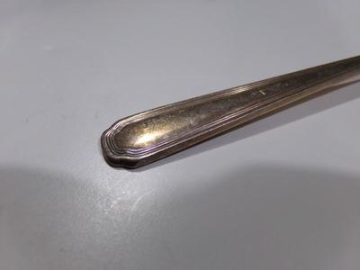 5 Wm A Rogers Hotel Plate Oneida Ltd. iced tea spoons.
