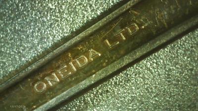 5 Wm A Rogers Hotel Plate Oneida Ltd. iced tea spoons.