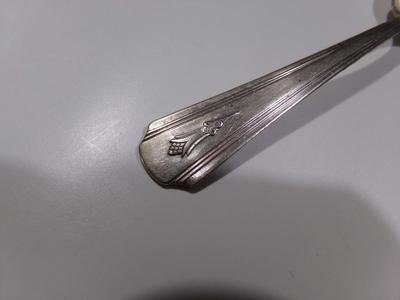 Peerless silver plate, traditional tea spoon.